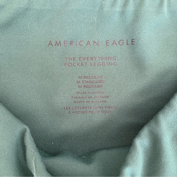 AE Teal High Waisted Pocket Leggings - Picture 4 of 4